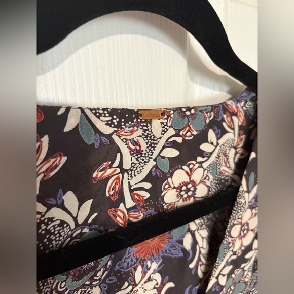 Free People Stealing Fire Floral Gauze Mini Dress | Size Small | Boho Style - Picture 5 of 15